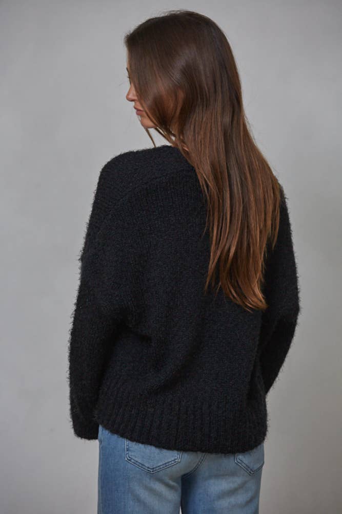 KNIT BUTTON DOWN CARDIGAN