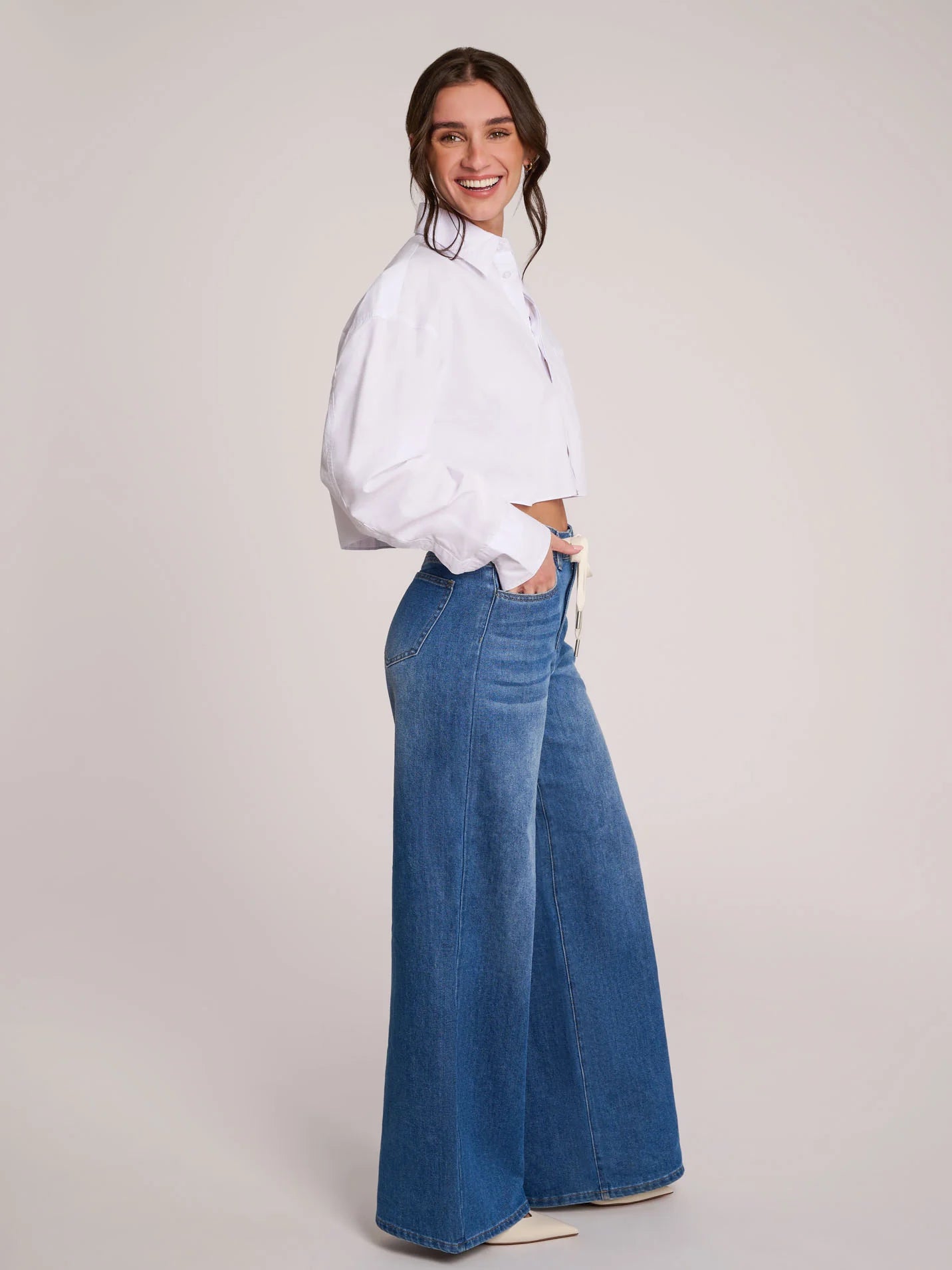 LILY WIDE LEG JEANS