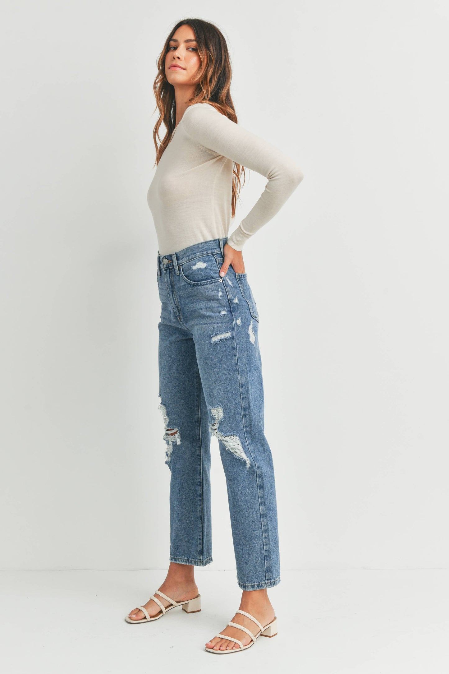 HIGH RISE DAD JEAN