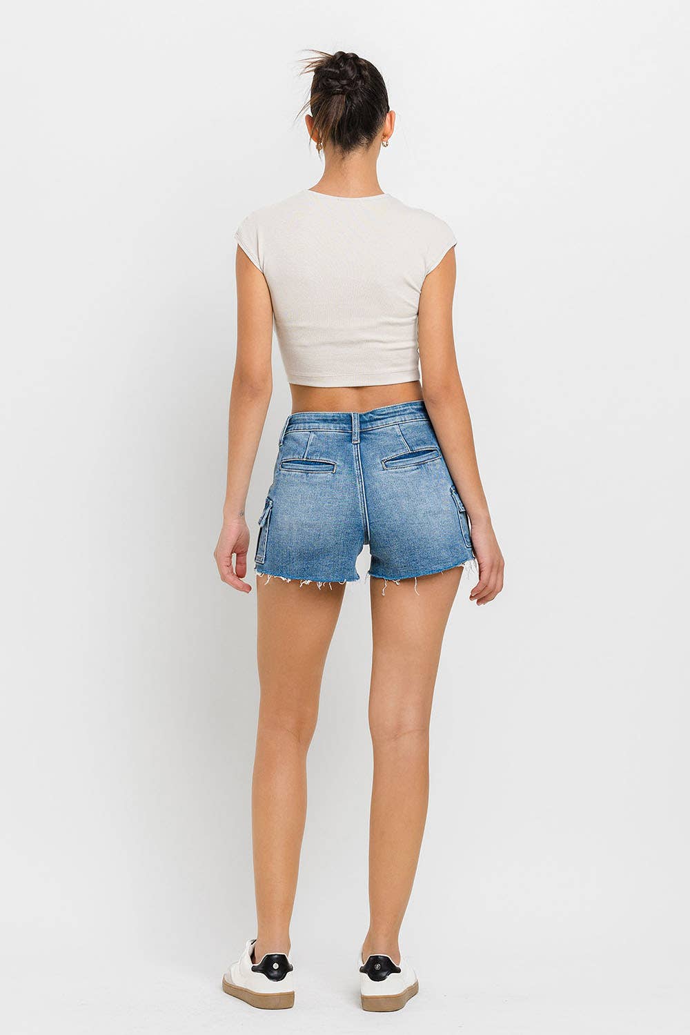 HIGH RISE CARGO SHORT