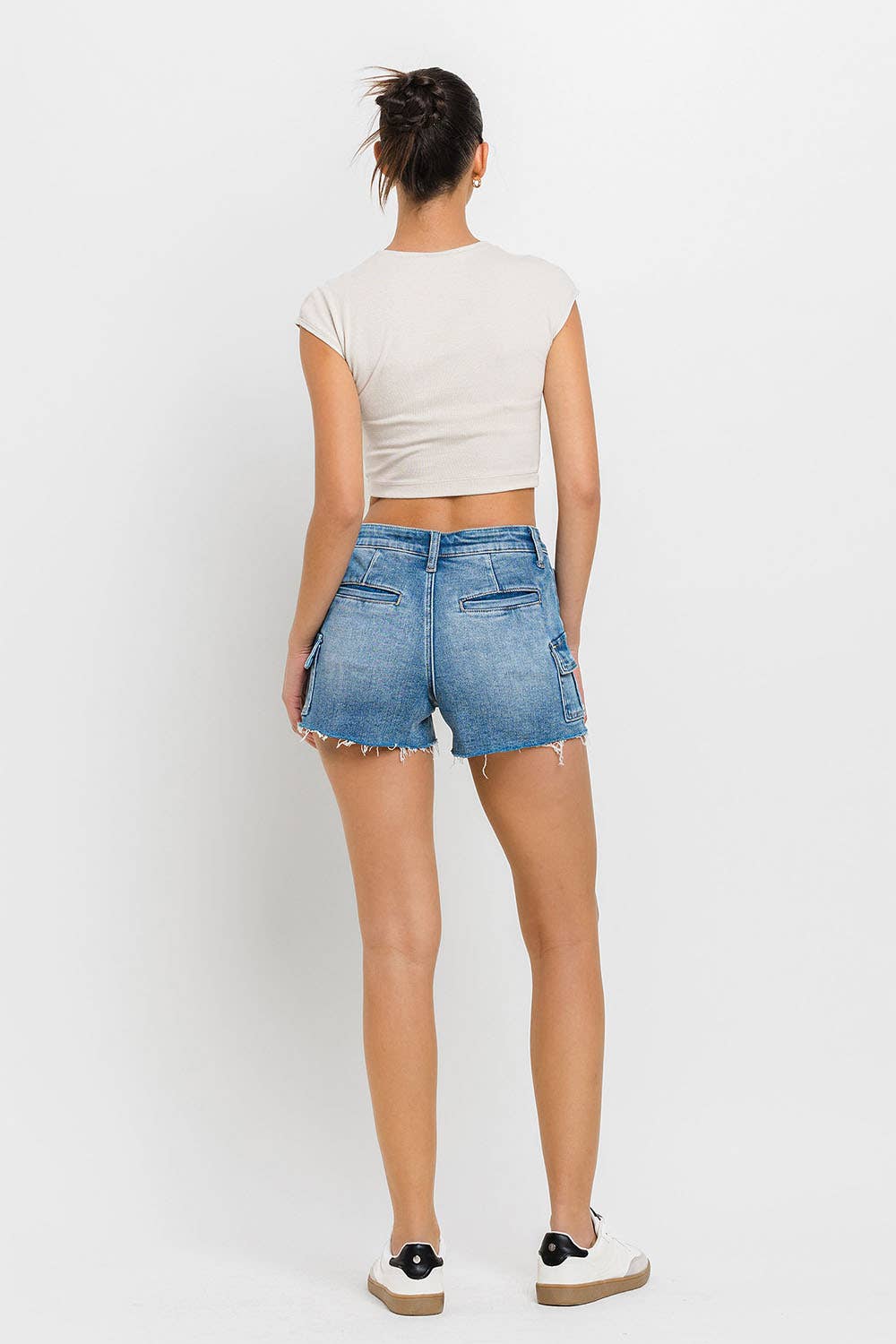 HIGH RISE CARGO SHORT
