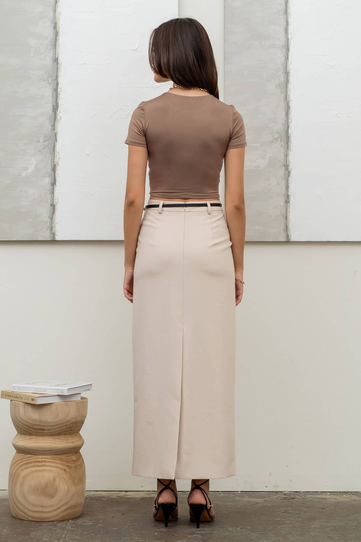 REVERSIBLE ROUND NECK SHORT SLEEVE CROP TOP