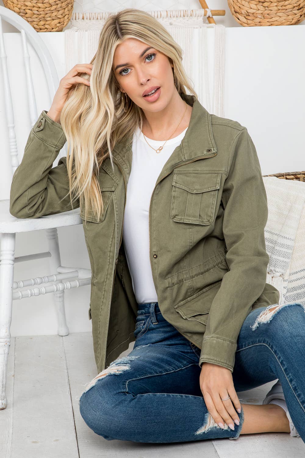 HEAVY TWILL GARMENT JACKET