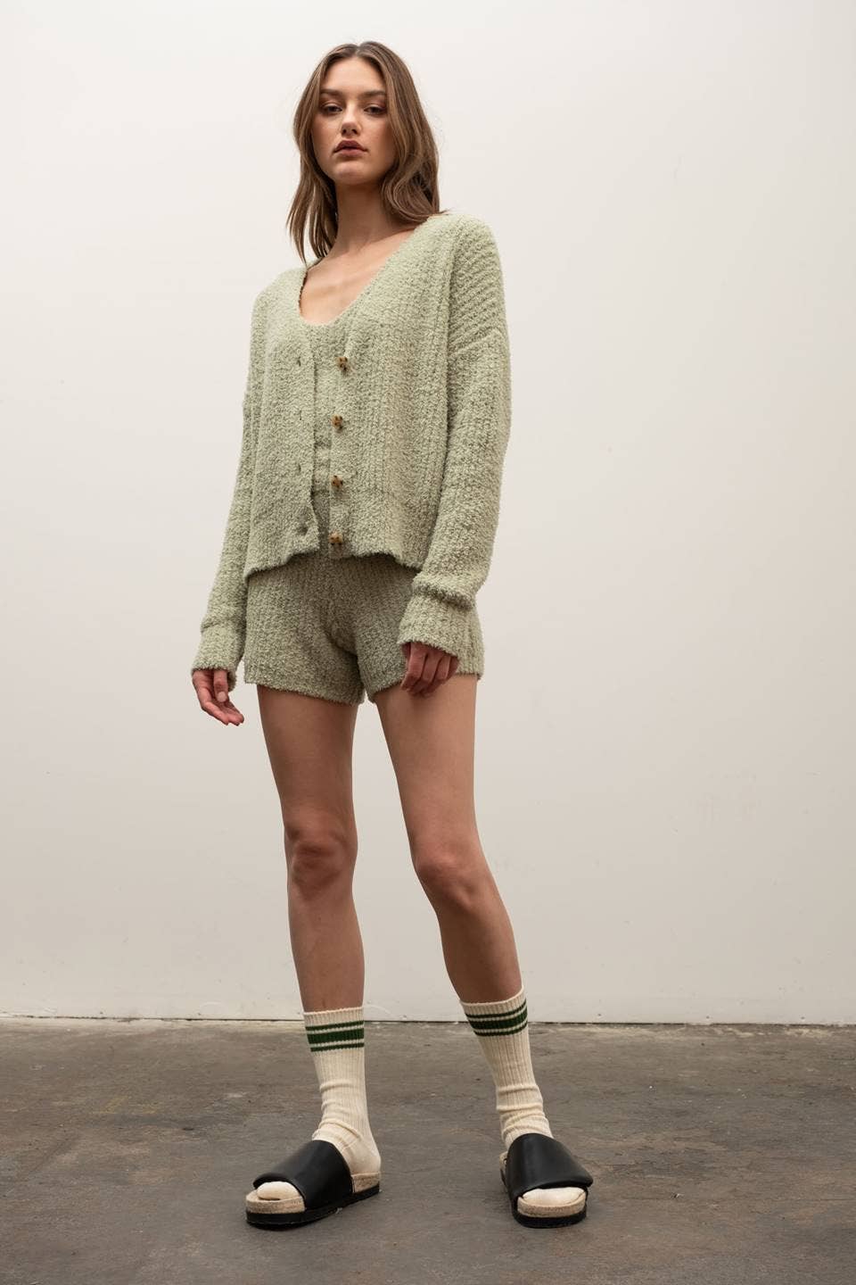 COZY BUTTON UP CARDIGAN