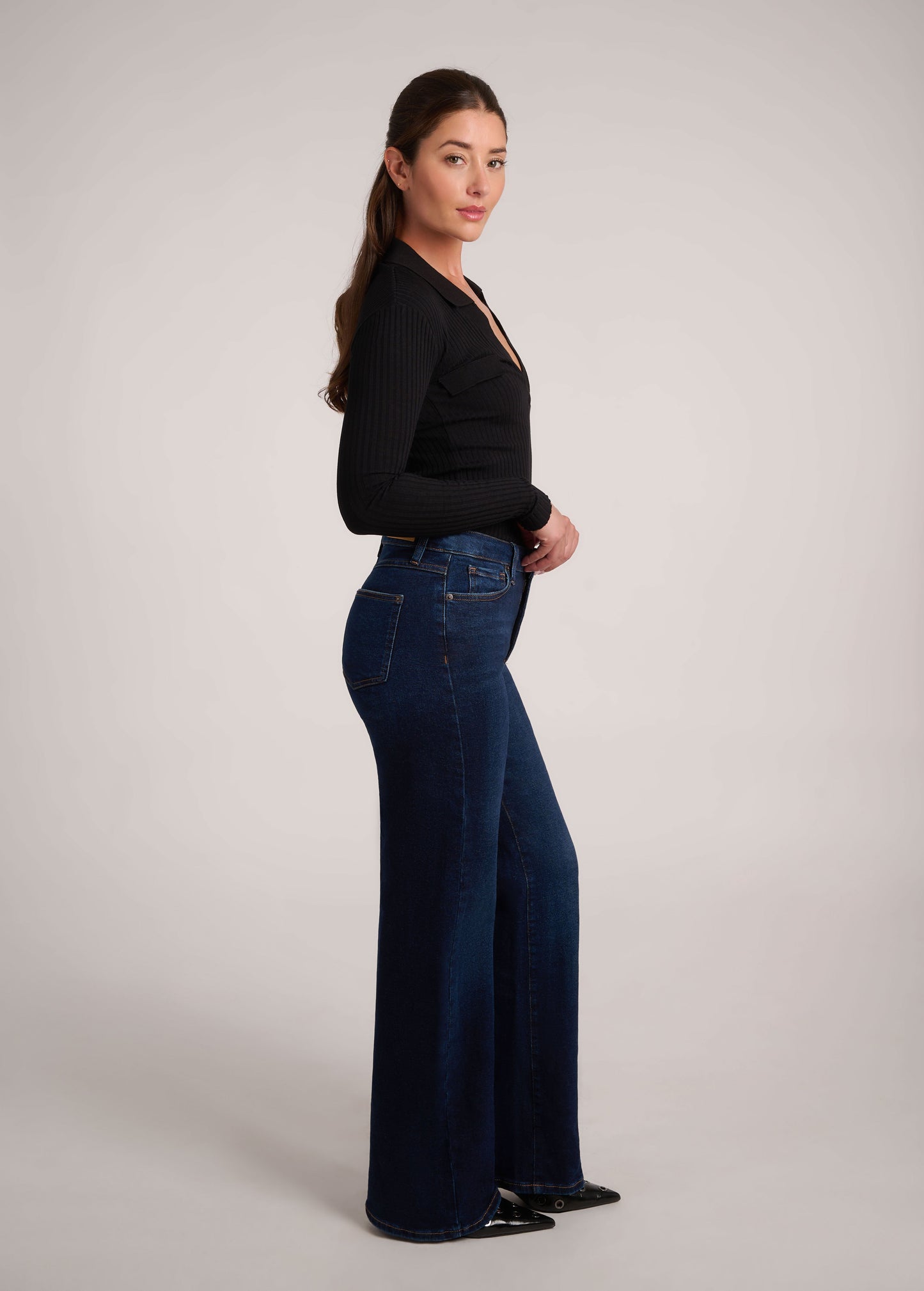 LILY WIDE LEG JEANS / MAIA
