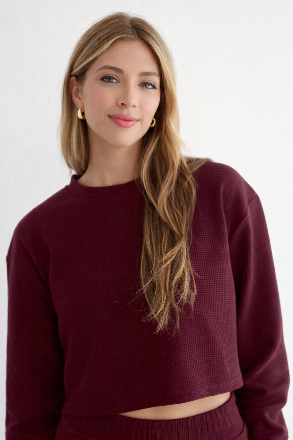 WAFFLE BOXY SHIRT