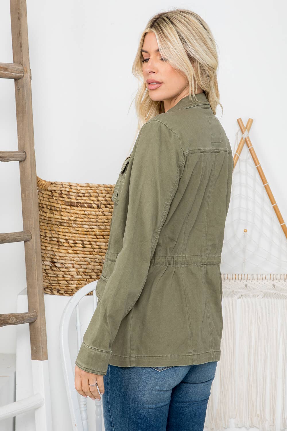 HEAVY TWILL GARMENT JACKET