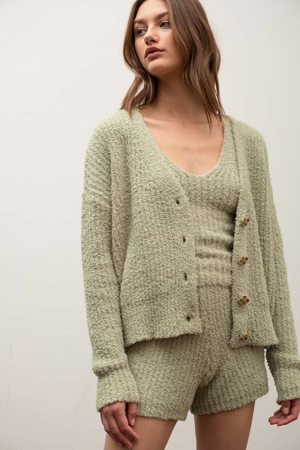 COZY BUTTON UP CARDIGAN