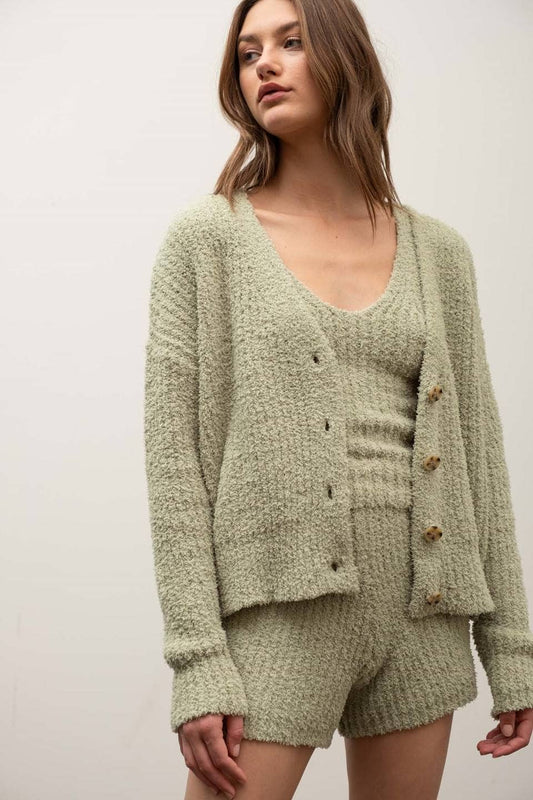 COZY BUTTON UP CARDIGAN