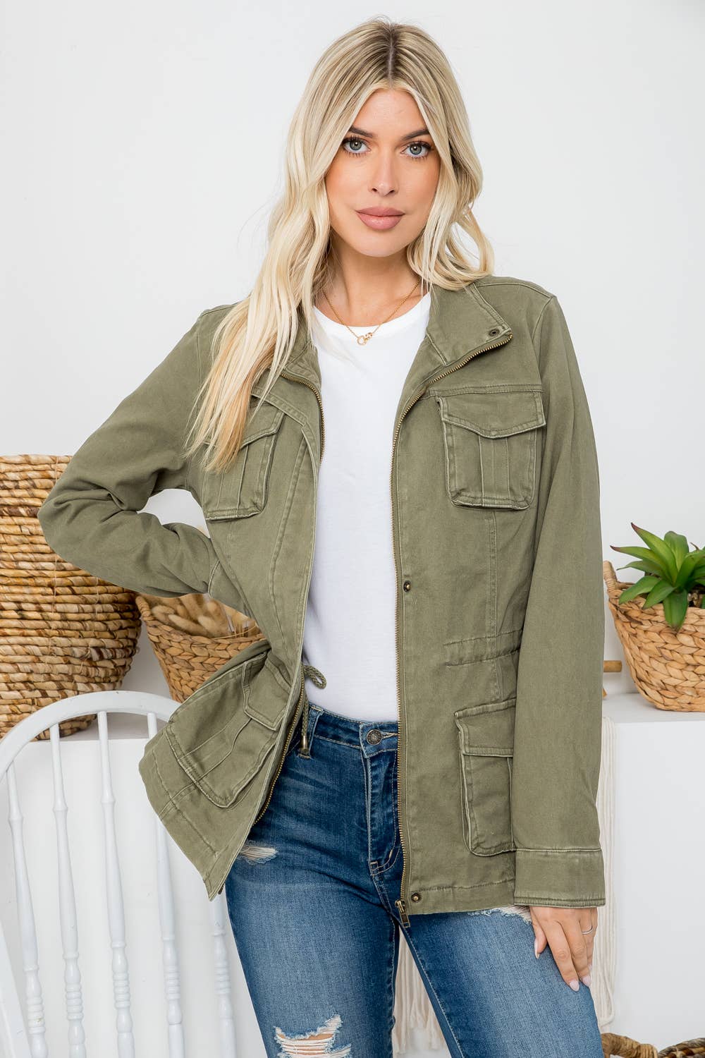 HEAVY TWILL GARMENT JACKET