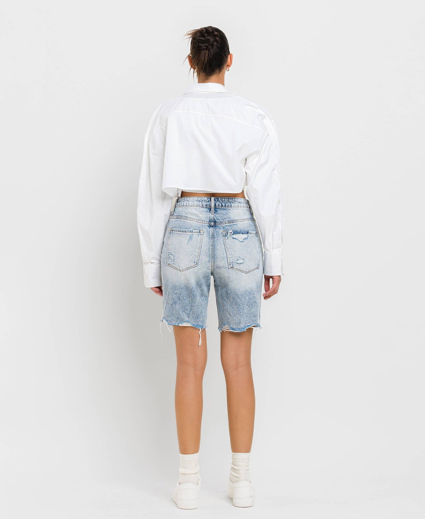 SUPER HIGH RISE BERMUDA SHORTS