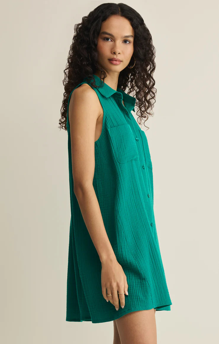 New Light Mini Crinkle Dress