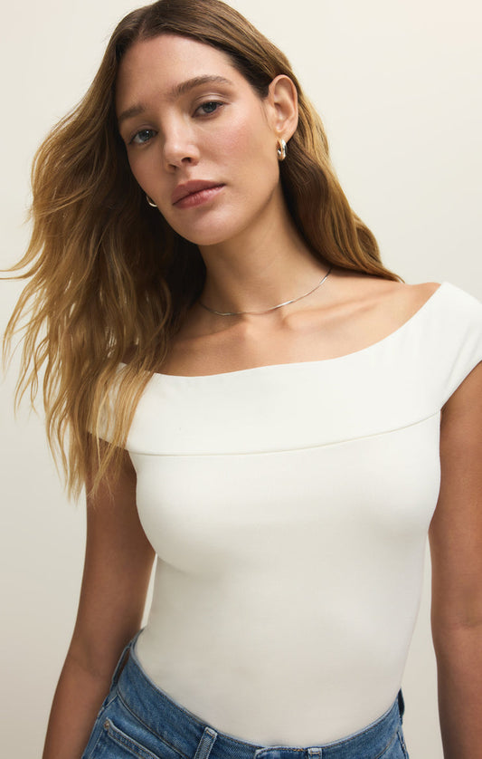 SECOND SKIN OFF SHOULDER TOP