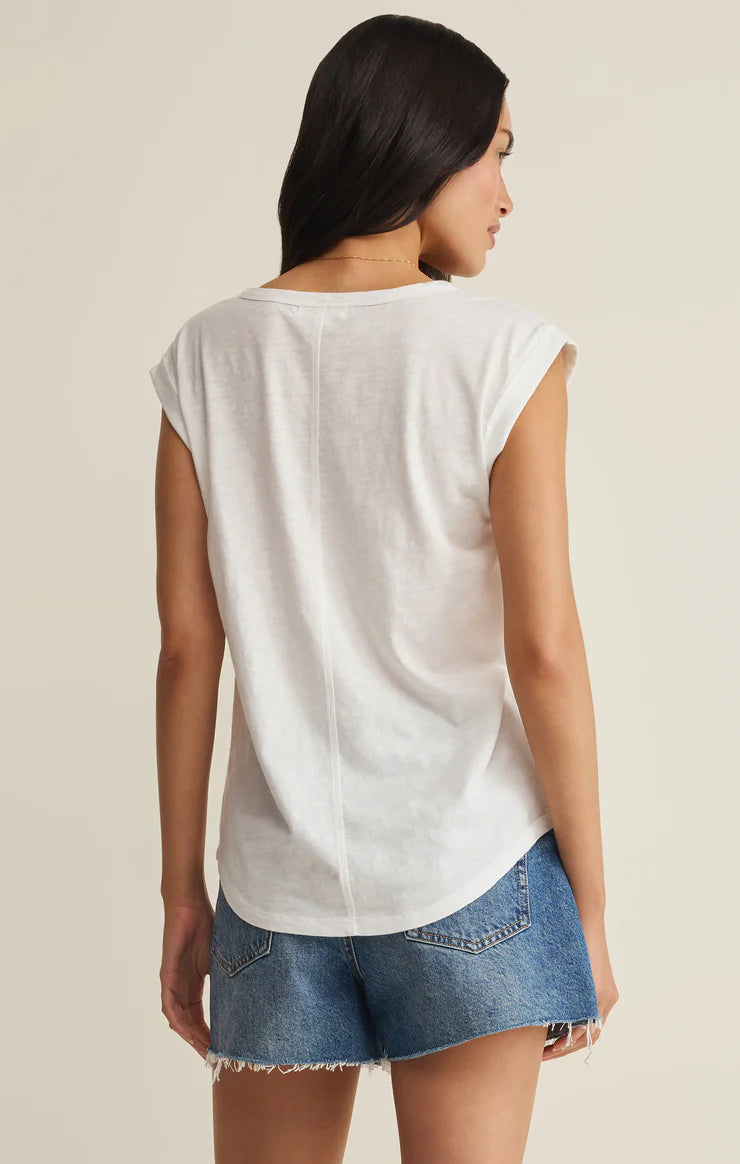 PER DIEM V-NECK TEE
