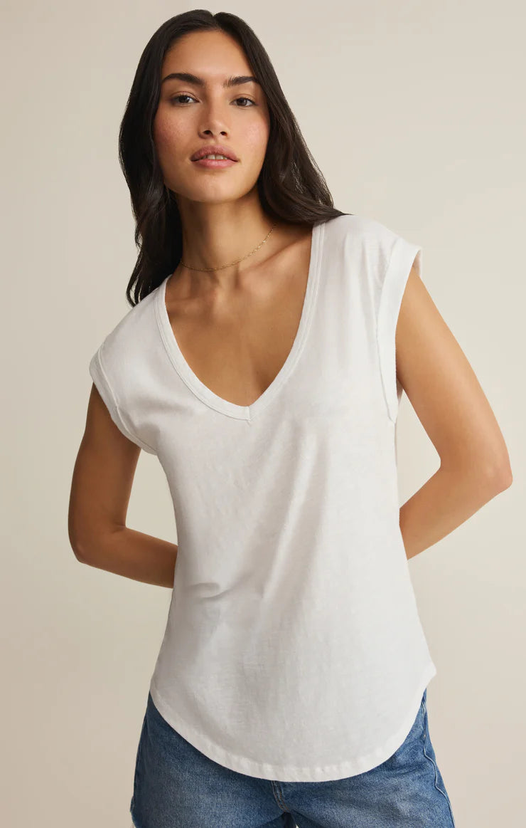 PER DIEM V-NECK TEE