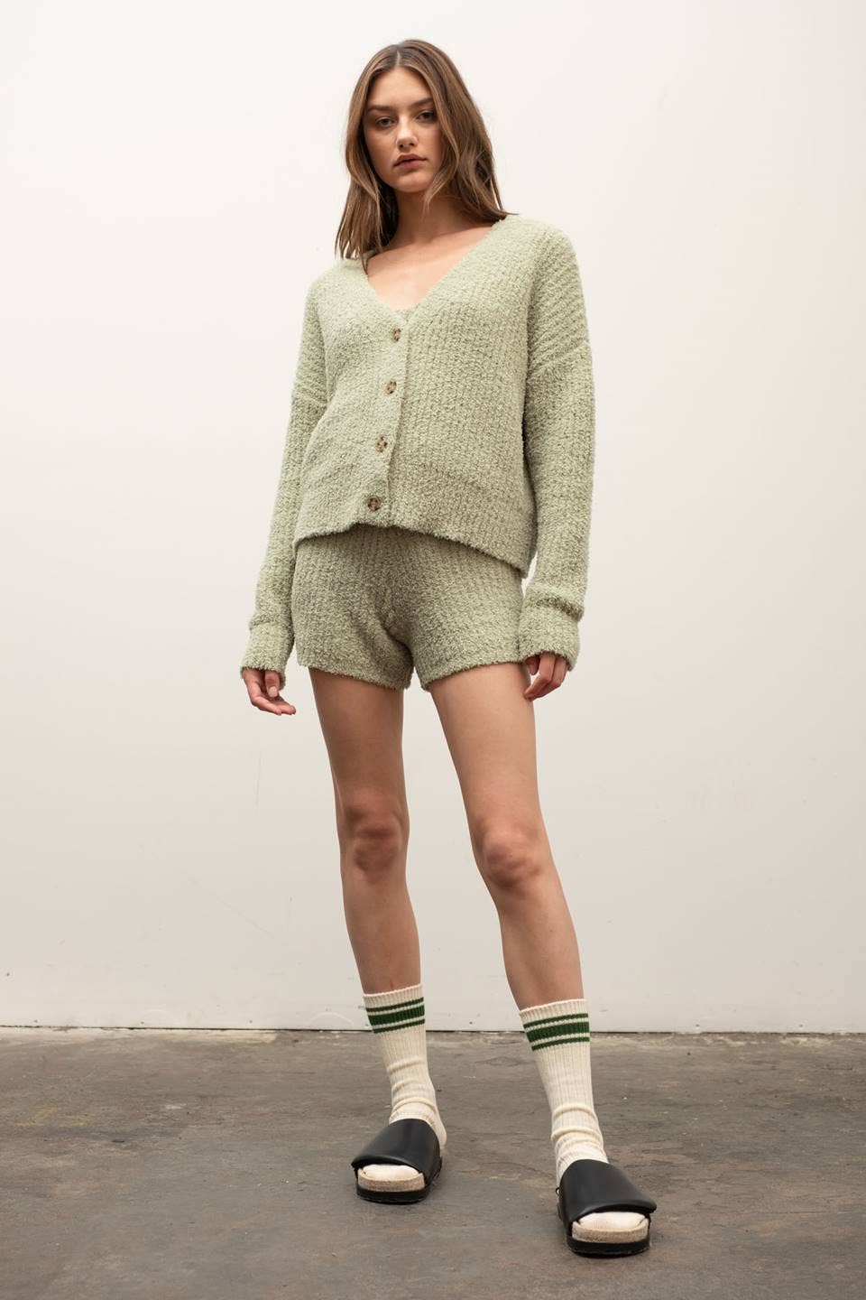 COZY BUTTON UP CARDIGAN
