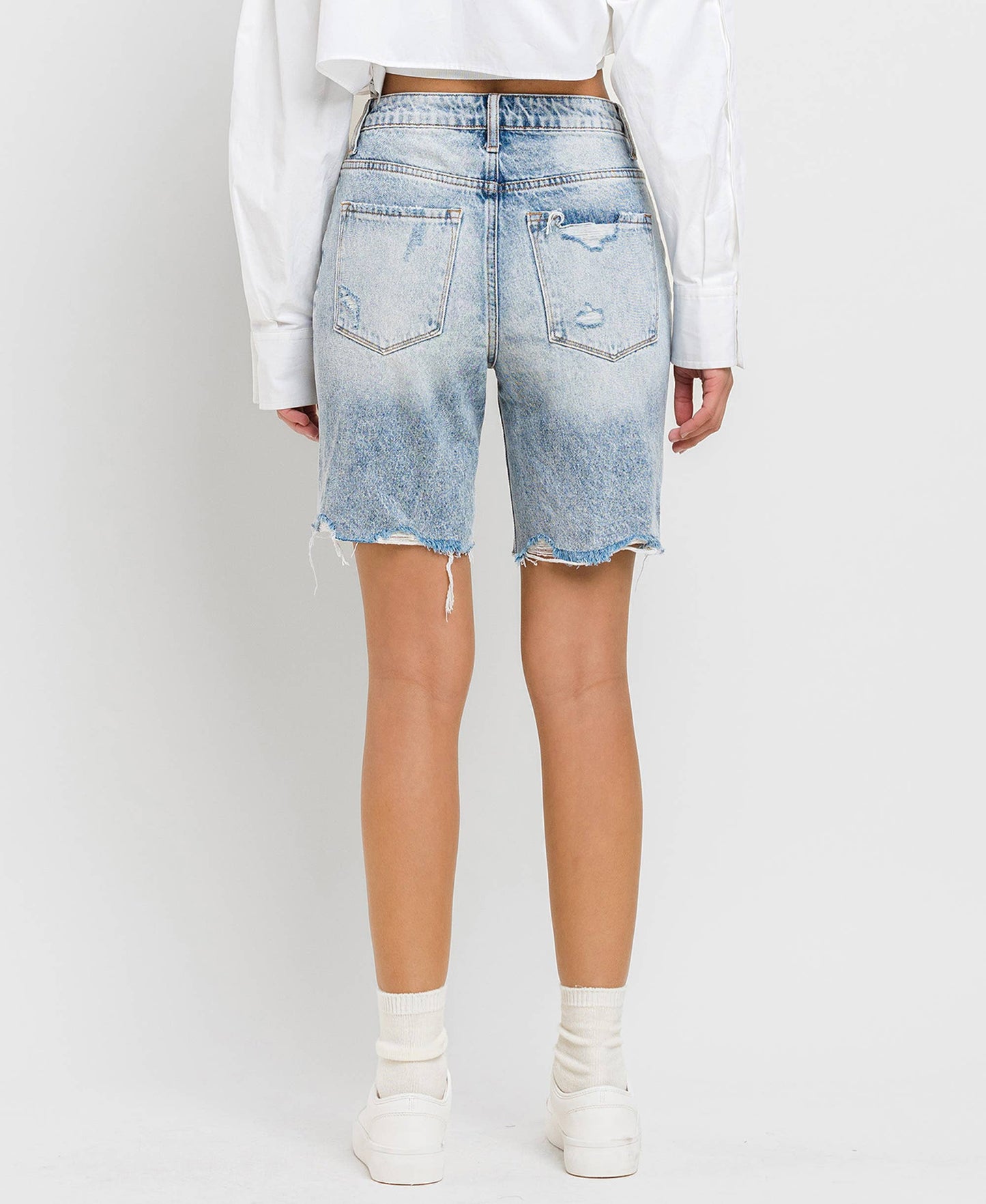 SUPER HIGH RISE BERMUDA SHORTS
